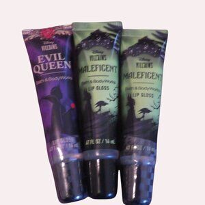 Bath & Body Works - Set of 3  Disney Villian Lip Glosses, NWT